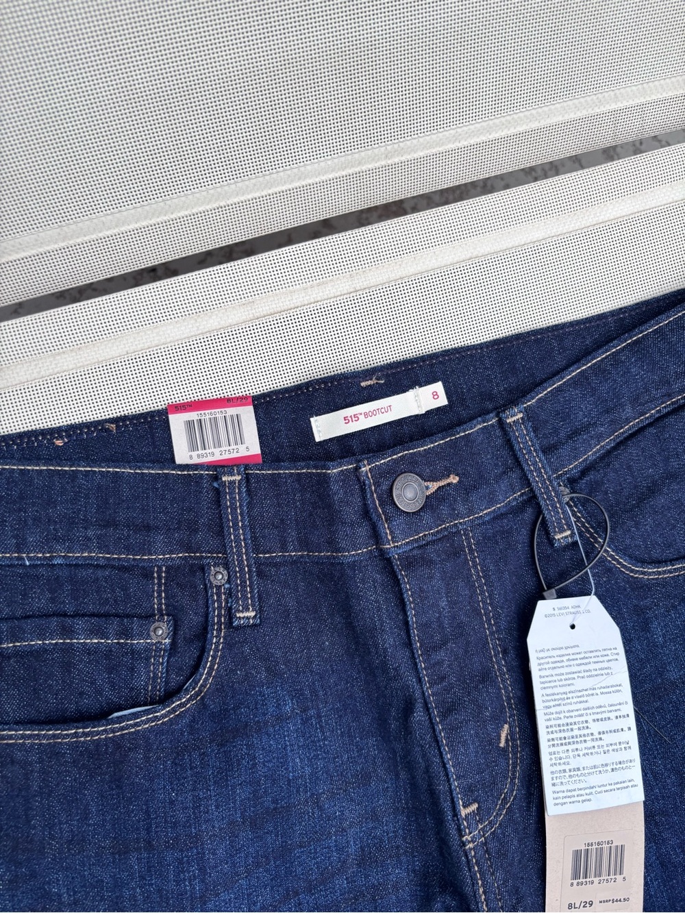 Levi's 515 Bootcut Womens Jeans in Indigo Blue